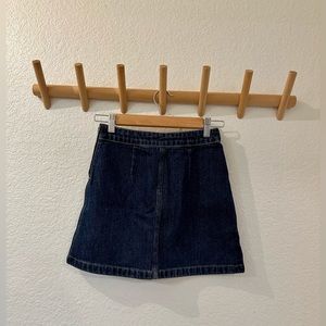 Aritzia Wilfred Free size 0 denim mini skirt